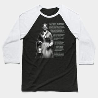 Harriet Tubman Baseball T-Shirt